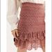 Free People Skirts | Free People One Tessa Skirt In A Deep Blush Color. Size M. Nwt | Color: Pink/Red | Size: M