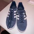 Adidas Shoes | Adidas Navy And White Sneakers | Color: Blue | Size: 9