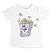 Toddler Tiny Turnip White Toronto Blue Jays Popcorn T-Shirt