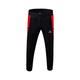 Erima Herren Six Wings funktionelle Trainingshose, schwarz/rot, XXXL