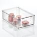 mDesign Plastic Stackable Bathroom Storage Organizer w/ Drawer Plastic | 1,4" H x 12" W x 8" D | Wayfair 11867MDBST