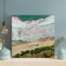 Highland Dunes Aerial Photo Of Island - 1 Piece Square Graphic Art Print On Wrapped Canvas in Green | 12 H x 12 W x 2 D in | Wayfair