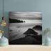 Highland Dunes scale Photo Of Rocky Shore w/ Ocean Waves - 1 Piece Square Graphic Art Print On Wrapped Canvas in Gray | 12 H x 12 W x 2 D in | Wayfair