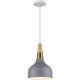 Lampe suspension créative moderne E27 lustre suspension décoration fer forgé bar restaurant (gris)