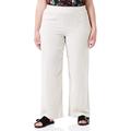 ONLY CARMAKOMA Damen CARNISKA Linen Pant WVN Hose, Oatmeal/Detail:Melange, 42