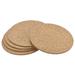 95mm Round Coasters 3mm Thick Cork Cup Mat Pad for Tableware 5pcs - Wood