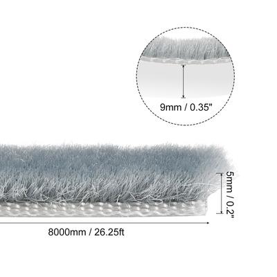 Weather Stripping Brush, Self-Adhesive Seal Weatherstrip Sweep Brush