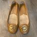 Michael Kors Shoes | Michael Kors Brown Flat Shoes | Color: Brown/Gold | Size: 6