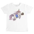 Toddler Tiny Turnip White Kansas City Royals Unicorn T-Shirt