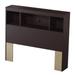 South Shore Delano Bookcase Headboard - Chocolate (39")