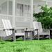 Rosecliff Heights Caddo Adirondack Chair w/ Table Plastic/Resin/ in Gray | 37.6 H x 33.86 W x 22.8 D in | Wayfair 58D4427B605045A09E1D3B972A796919