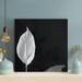 Winston Porter Grayscale Painting Of Calla Lily - 1 Piece Rectangle Graphic Art Print On Wrapped Canvas in Black/White | Wayfair