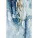 Wade Logan® Peaceful Calm III by Joyce Combs - Painting on Canvas Plastic in Blue/White/Yellow | 50 H x 34 W x 1 D in | Wayfair