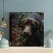 Latitude Run® Shallow Focus Photography Of Short-Coated Brown Puppy - 1 Piece Rectangle Graphic Art Print On Wrapped Canvas in Black | Wayfair