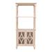 International Concepts 72" H x 32" W Etagere Bookcase Wood in Brown/White | 72 H x 32 W x 16 D in | Wayfair SH-19