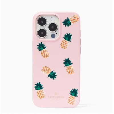 Kate Spade Accessories | Kate Spade Jeweled Pineapple Iphone 13 Phone Case Nib | Color: Green/Pink | Size: Various