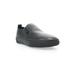 Women's Kate Leather Slip On Sneaker by Propet in Black (Size 8 M)