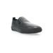 Women's Kate Leather Slip On Sneaker by Propet in Black (Size 6 1/2 M)
