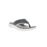 Wide Width Women's Travelactiv Ft Sandal by Propet in Grey (Size 6 W)