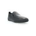 Women's Kate Leather Slip On Sneaker by Propet in Black (Size 6.5 XW)