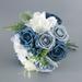 Primrue Roses Geranium Berry Floral Arrangement Silk/Foam | 11 H x 10 W x 2.16 D in | Wayfair 3CE2A8AD11324D0A88FDA11869275B53