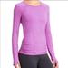 Athleta Tops | Athleta: Good Condition Fastest Track Athletic Long Sleeve Top | Color: Purple | Size: S