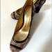 Coach Shoes | Coach Shoe In Like New Condition Style Kerryann F2080. They Have A 4 Inch Heel. | Color: Brown/Tan | Size: 8