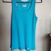 Under Armour Tops | 2 Women's Under Armour Fitted Tanks - Large - Teal And Pink | Color: Blue/Pink | Size: L