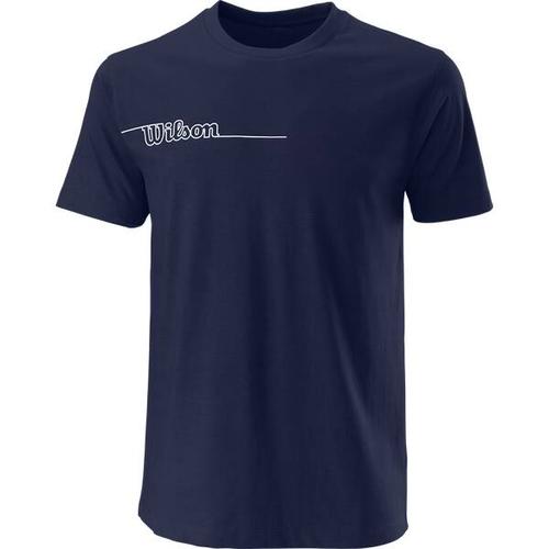 WILSON Herren Shirt TEAM II TECH TEE Team Navy, Größe S in Blau