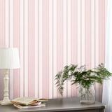 Gracie Oaks Jerlyn Smooth 33' L x 21" W Wallpaper Roll Non-Woven in Pink/White | 21 W in | Wayfair 1EC8D6C7409B477B9694458516D4A848