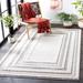 Gray/White 144 x 108 x 0.79 in Area Rug - Latitude Run® Cottage 214 Area Rug In Ivory/Gray Polypropylene | 144 H x 108 W x 0.79 D in | Wayfair