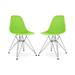 Latitude Run® Tower Dining Chair Plastic/Acrylic in Green | 33 H x 19 W x 18 D in | Wayfair 685C2E26E97A4916BB51893602B05214