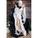 Trinx Ariale Bride & Death Angel Grim Figurine Resin in Black/White | 14.25 H x 7.25 W x 4.5 D in | Wayfair BA0D792AB7CB48B891EB5392EADF27E2