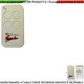 Securvera - Telecomando 4 Canali Frequenza di Trasmissione 433,92 MHz Potenza Trasmessa 1 mW