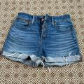 Madewell Shorts | Madewell High Waisted Jean Shorts 25 | Color: Blue | Size: 25