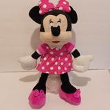 Disney Accessories | Minnie Mouse Plush Backpack | Color: Pink | Size: Osbb