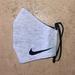 Nike Accessories | Grey Nike Mask | Color: White/Silver | Size: Os