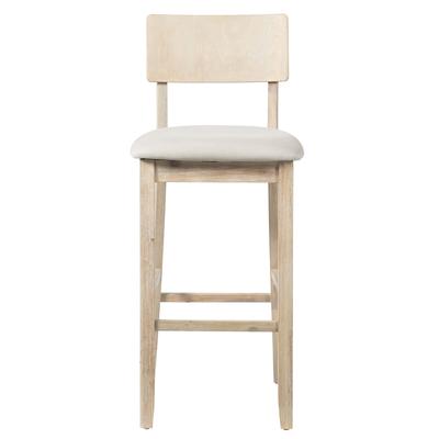 Julian 30 in Gray Wash Bar Stool by Linon Home Décor in Gray