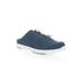 Wide Width Women's Travelwalker Evo Slide Sneaker by Propet in Cape Cod Blue (Size 8 1/2 W)