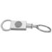 Silver UAH Chargers Team Logo Two-Section Key Ring