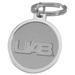 Silver UAB Blazers Team Logo Split-Wire Key Ring