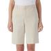 Appleseeds Women's Dennisport Classic Shorts - Grey - 16P - Petite