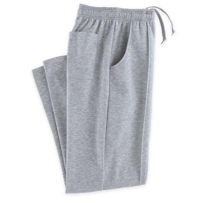 Blair Men's John Blair Supreme Fleece Stitched-Crease Sweatpants - Grey - 4XL
