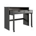Cary Extendable Console Desk Gray - Linon Home Décor DK115GRY01U