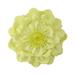 Rosdorf Park 3D Peony Flower Accent Pillow Handmade Cushion Appliqued Decorative Throw Pillow Cover & Insert 14in in Yellow | Wayfair