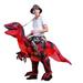 The Holiday Aisle® 72 Inch Dinosaur Inflatable Costume Polyester in Red | 42 H x 23 W x 72 D in | Wayfair 36F343D998FA46E9A4252010215231B5