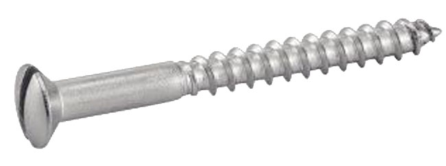 Vis à bois tête fraisée bombée fendue inox A2 DIN 95 6X30 boîte de 200 ACTON 623016X30