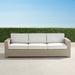 Palermo Sofa with Cushions in Dove Finish - Rain Resort Stripe Air Blue, Standard - Frontgate