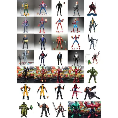 Marvel Legends Tony Banner Pizza Scarlet Gameverse Multiverse 2099 Spiderman Deadpool Hydra Action Figure Collection Hot Sale