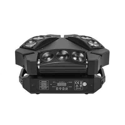 Mini LED 8X6W/9x10W Spider Light RGBW DMX512 Spider Moving Head Beam Light Used In DJ Disco Bar KTV